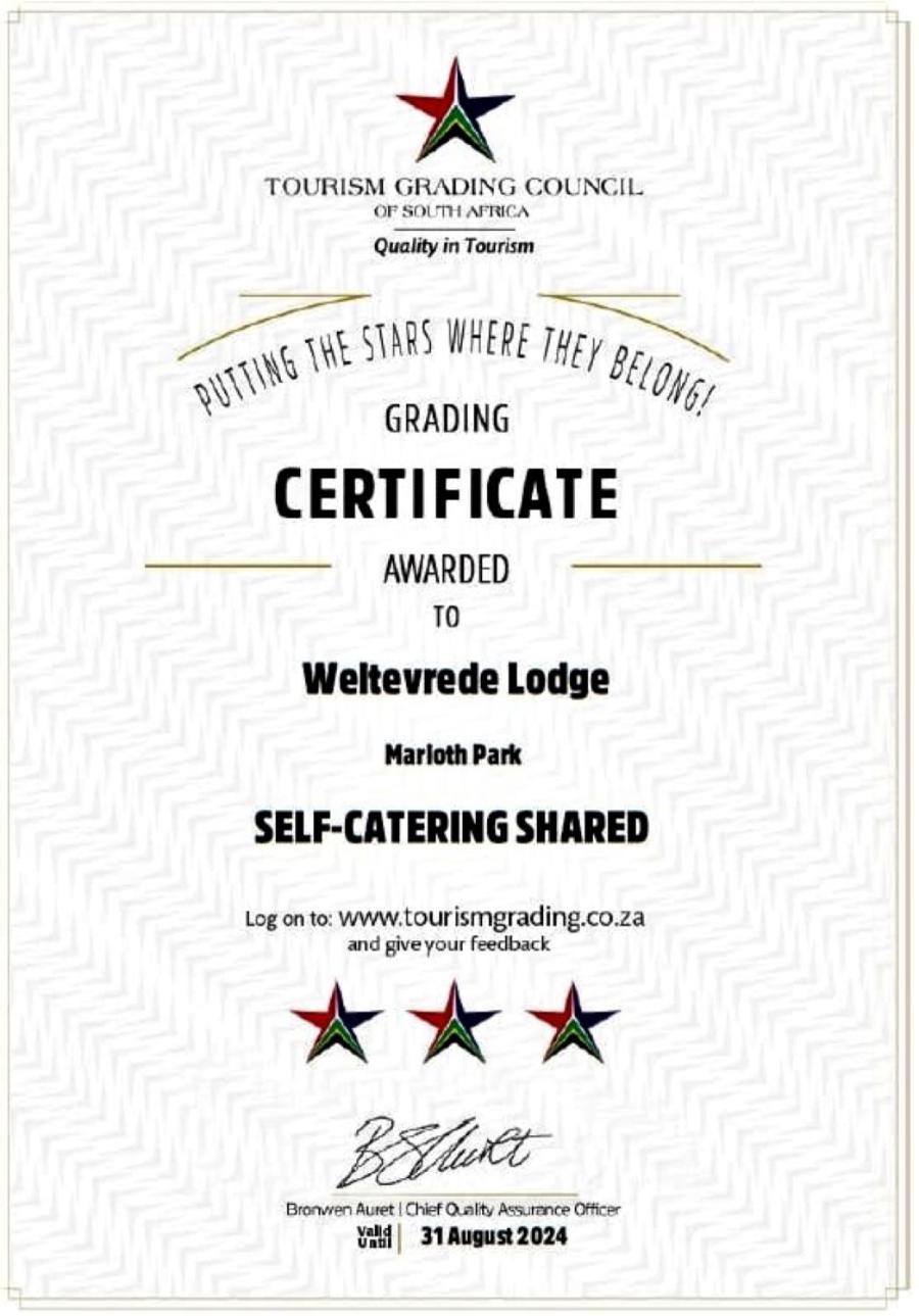 Weltevrede Lodge - Self Catering Houses มาร์ลอทพาร์ค ภายนอก รูปภาพ